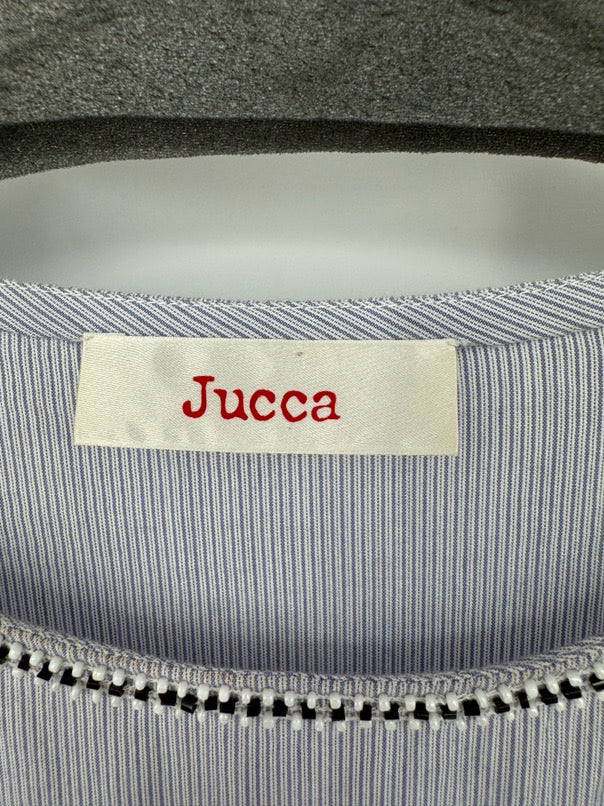 JUCCA Size S Blue Beaded Detail Maxi-Dress