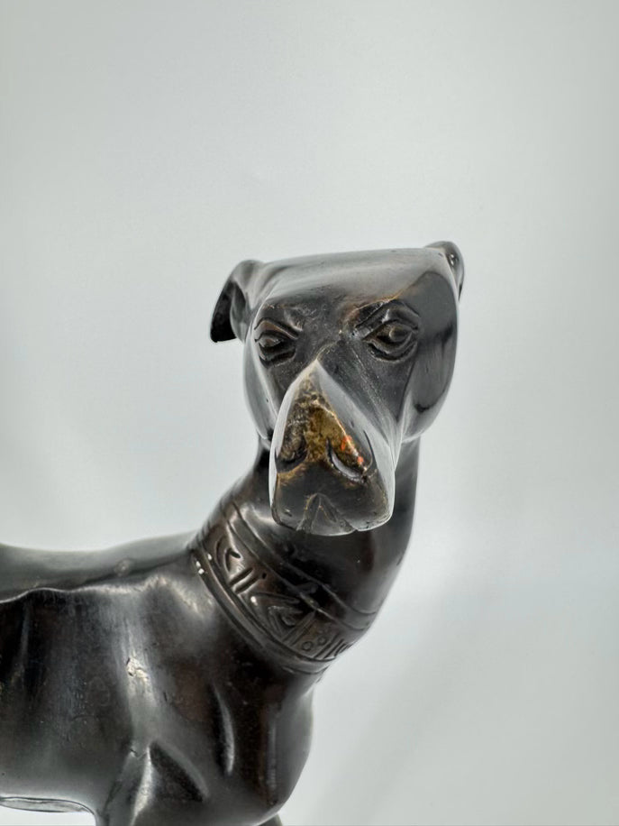 Bronze Greyhound Figure