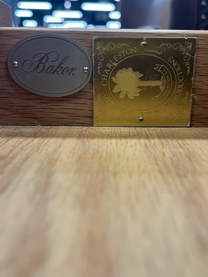 BAKER Wood Occasional Table W/ Drawer
