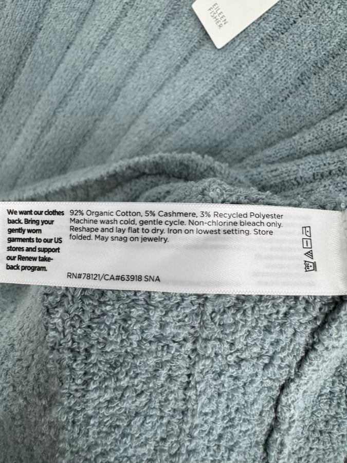 EILEEN FISHER Size M Powder Blue Sweater NWT