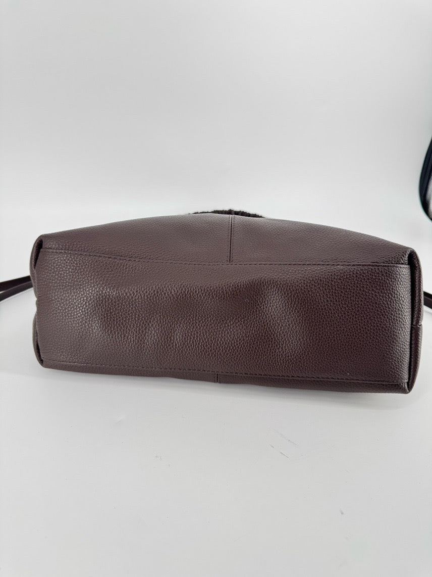 LAGGO Chocolate Leather Purse