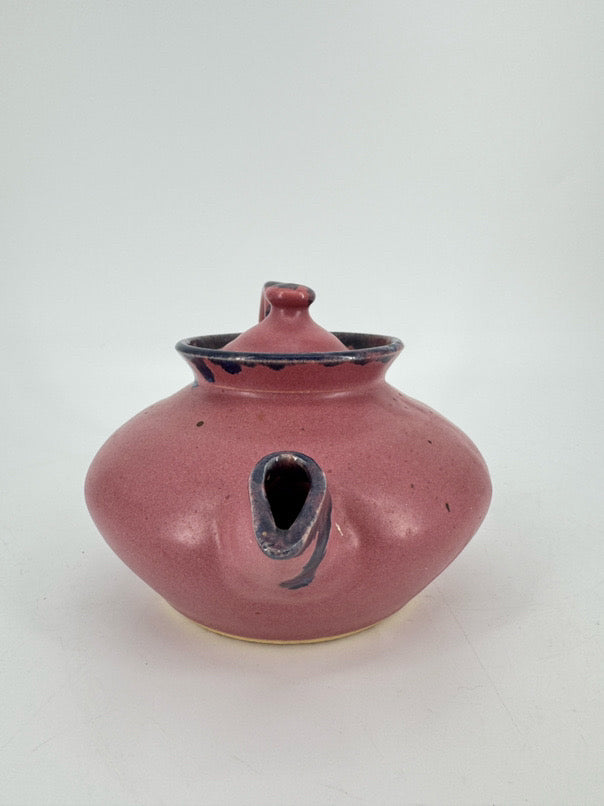 SHELTON POTTERY Purple & Rose Teapot