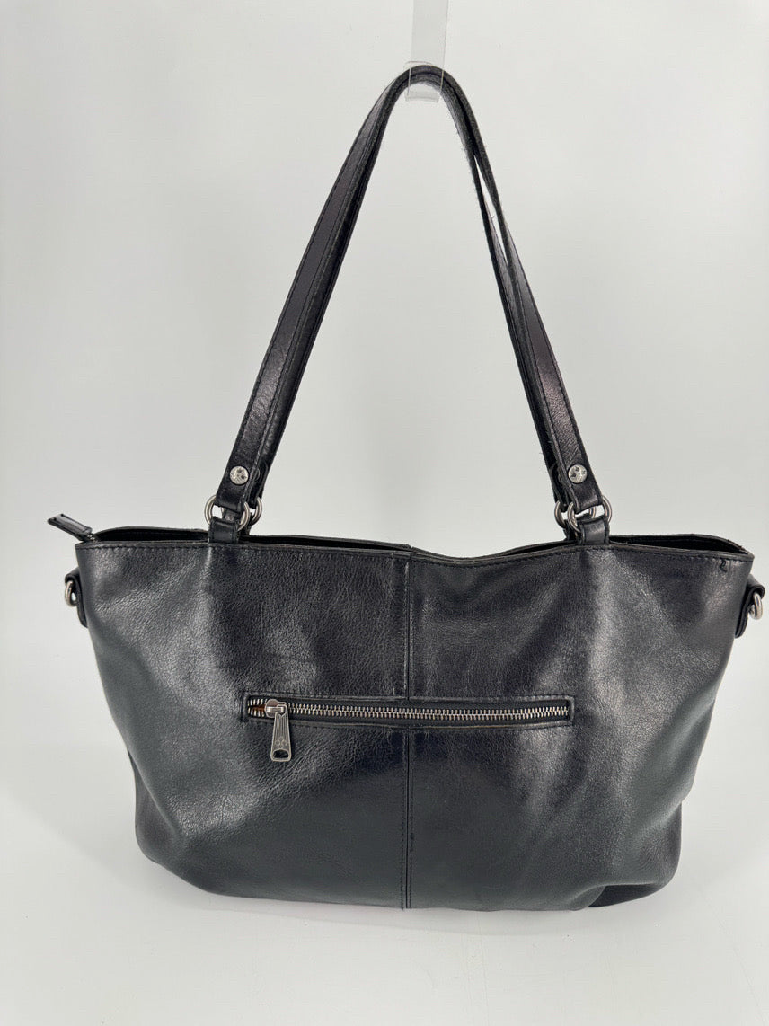PATRICIA NASH Black & Brown Leather Purse