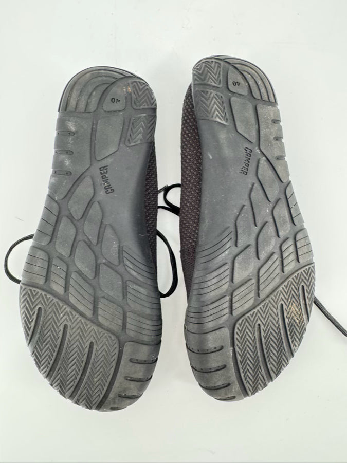 CAMPER Size 40 Black Mesh Sneakers