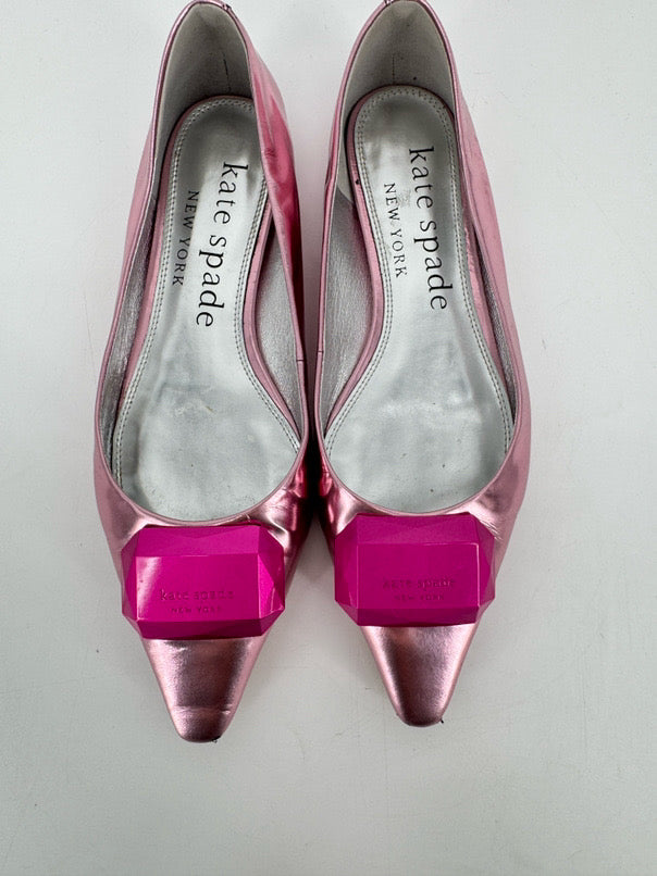 KATE SPADE Size WMNS 8.5 Pink Leather Flats