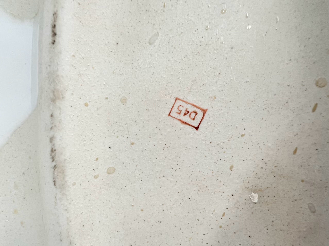 Blue & White Porcelain Oval Chinoiserie Foot Bath W/ Fish Handles