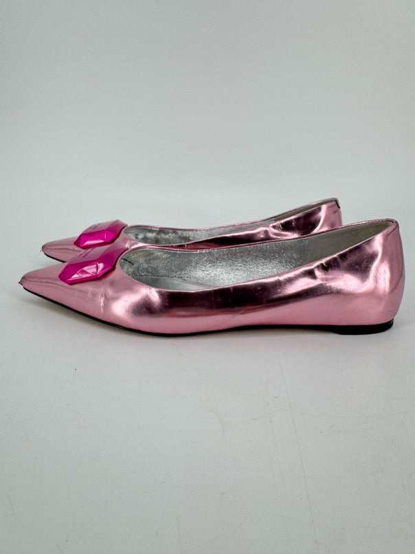 KATE SPADE Size WMNS 8.5 Pink Leather Flats