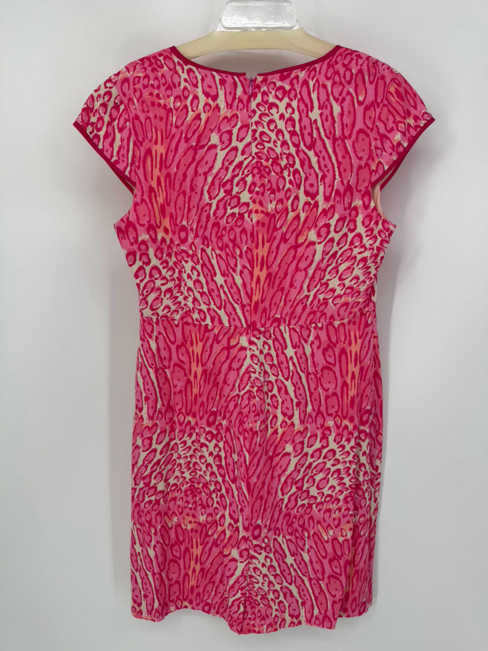JULIE BROWN Size 8 Pink Leopard Print Shila Dress NWT