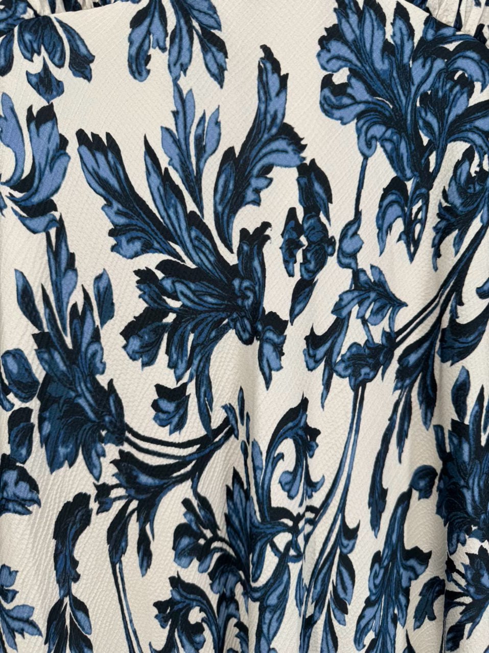 ADRIANNA PAPELL Size 12 Navy Floral Print Dress NWT