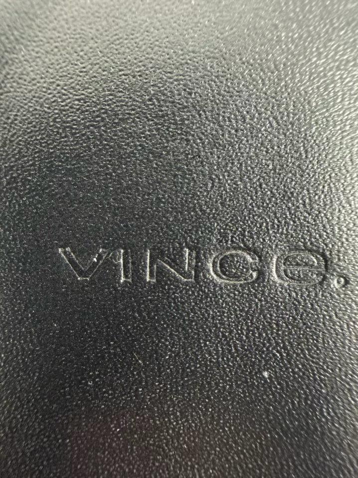 VINCE Size 40 Black Mesh Platforms