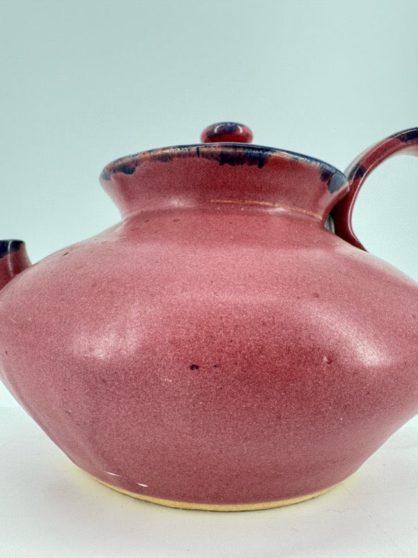 SHELTON POTTERY Purple & Rose Teapot