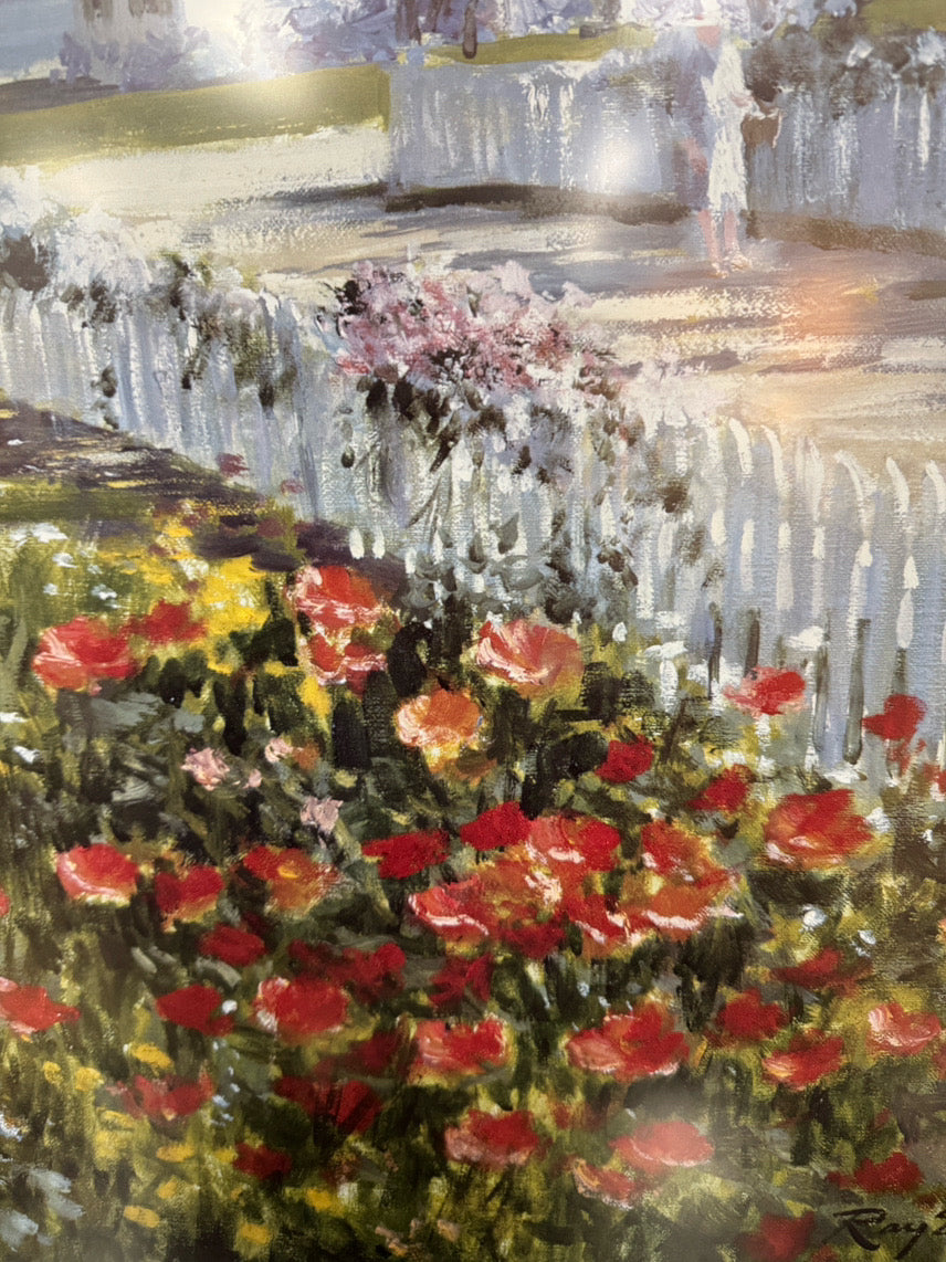 RAY ELLIS "Harbor Garden" Signed Print