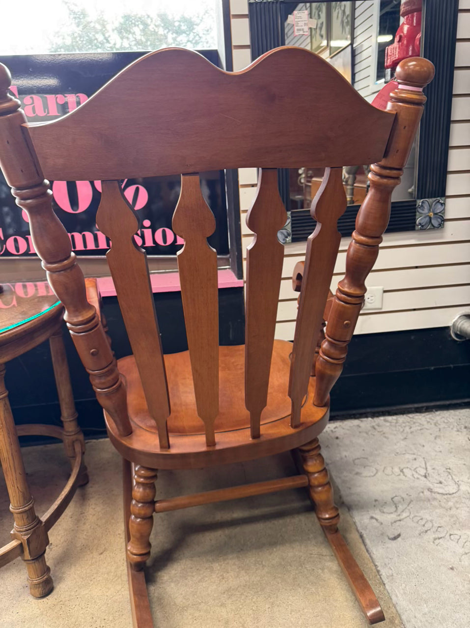 TELL CITY Maple Rocking Chair