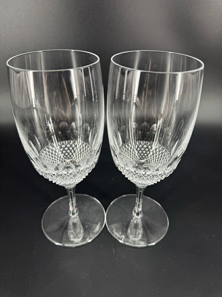 WATERFORD Crystal Colleen Set of 2 Iced Tea Glasses