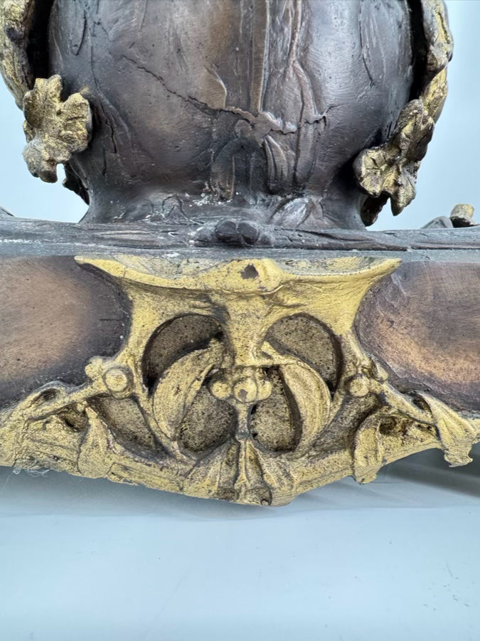 Bronze Decorative Ladies Pair of Candelabras