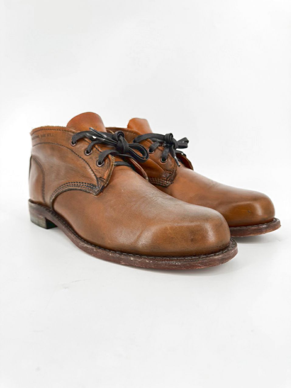 WOLVERINE Size 10 Caramel Leather Boots