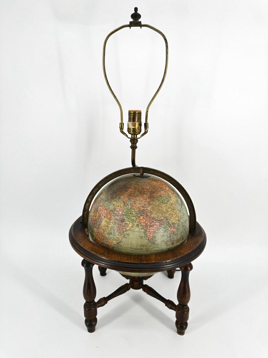 VINTAGE Globe Lamp