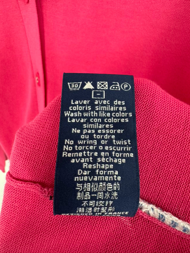 FACONNABLE Size L Magenta Cardigan NWT