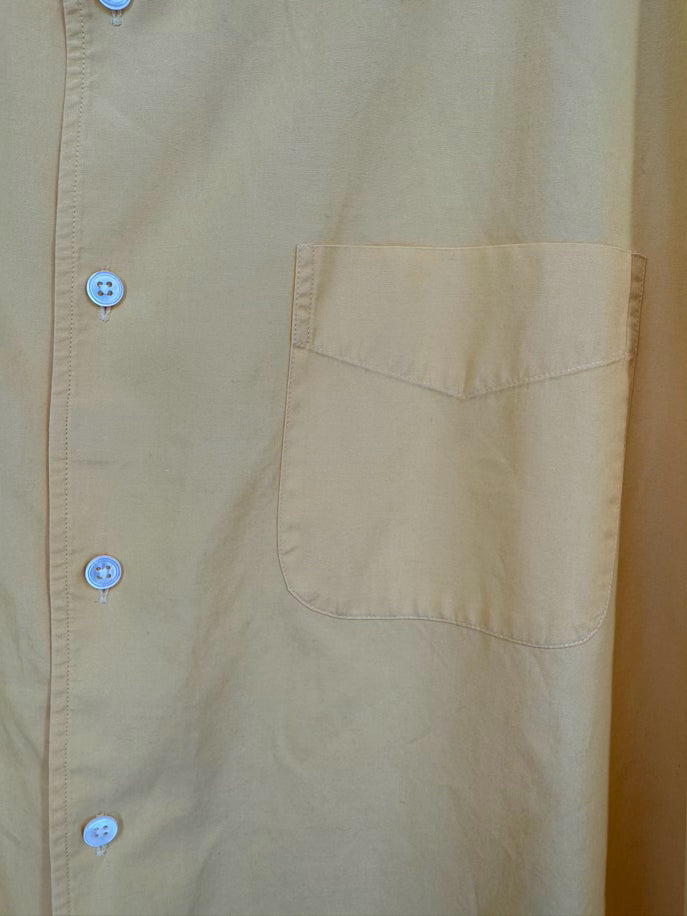 RALPH LAUREN PURPLE LABEL Size XL Yellow Dress Shirt