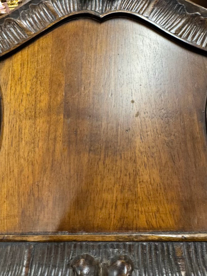 Carved Wood Music Stand