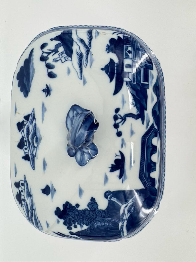 MOTTAHEDEH Blue & White Porcelain Tureen