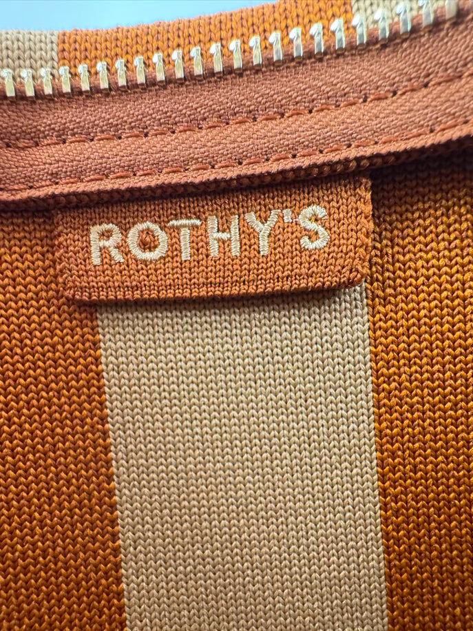 ROTHY'S Brown Textile Wristlet NWT