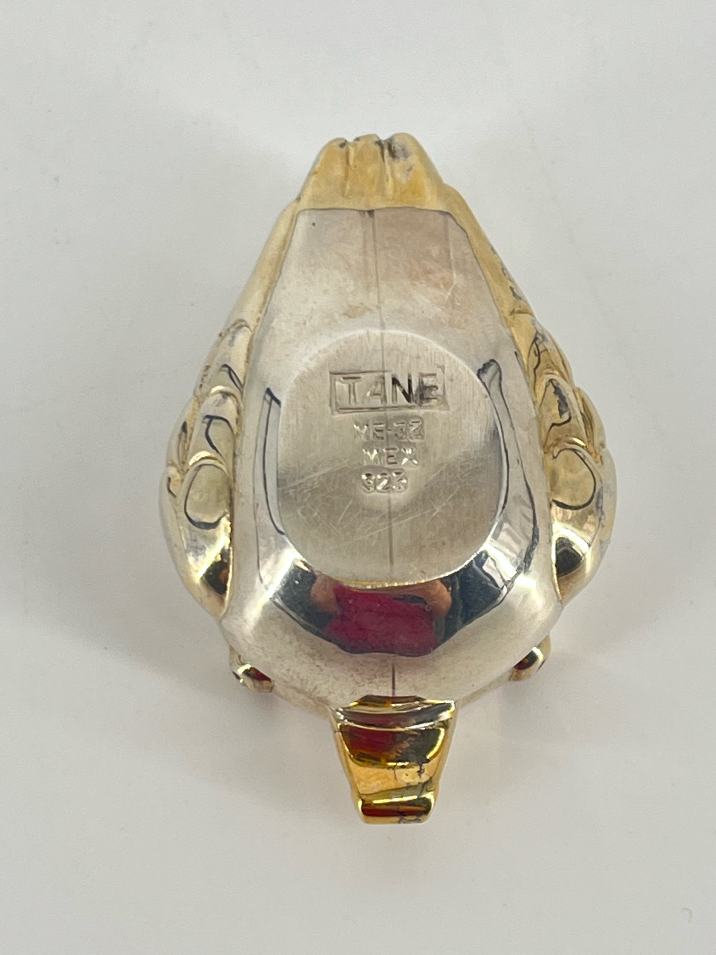 TANE Sterling Silver & Gold Duck Figure