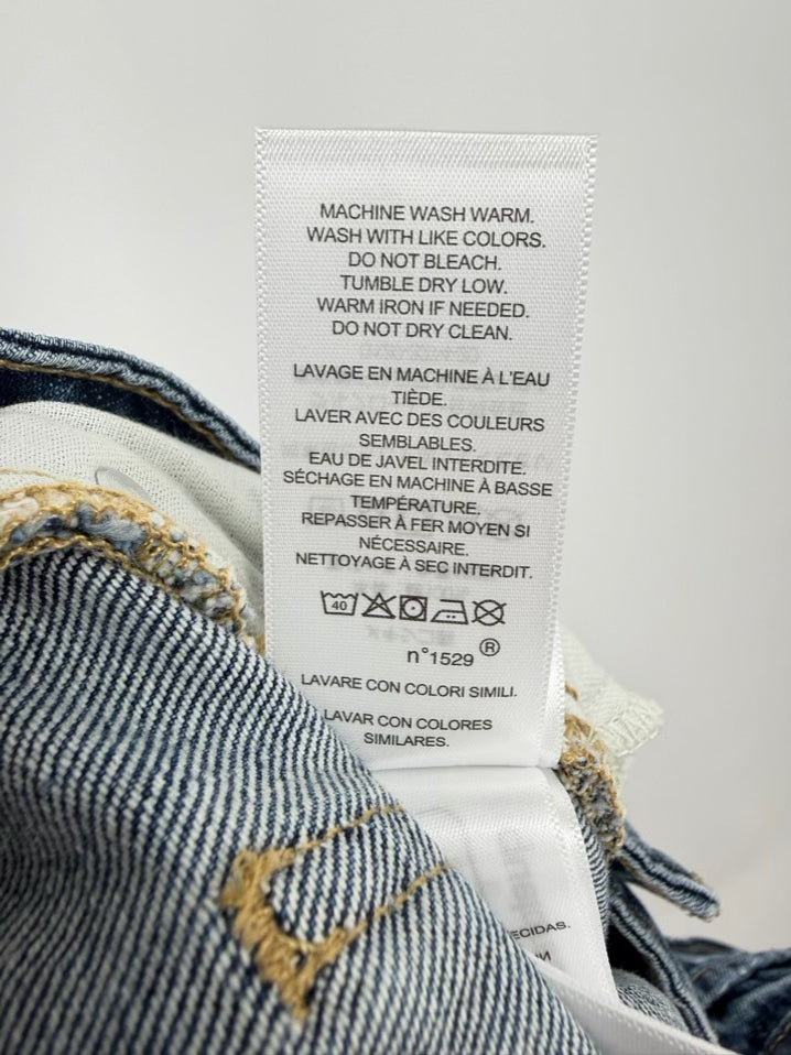 LAUREN RALPH LAUREN Size Wmn's 6 Blue Denim Patchwork Jeans NWT