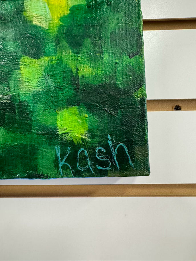 KRISTEN KASH Pixel Bay Acrylic Painting on Canvas