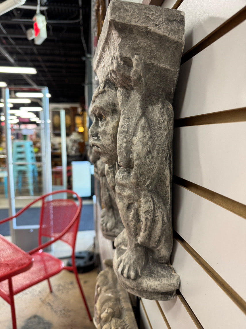 Plaster Gargoyle Wall Hanging Statuary