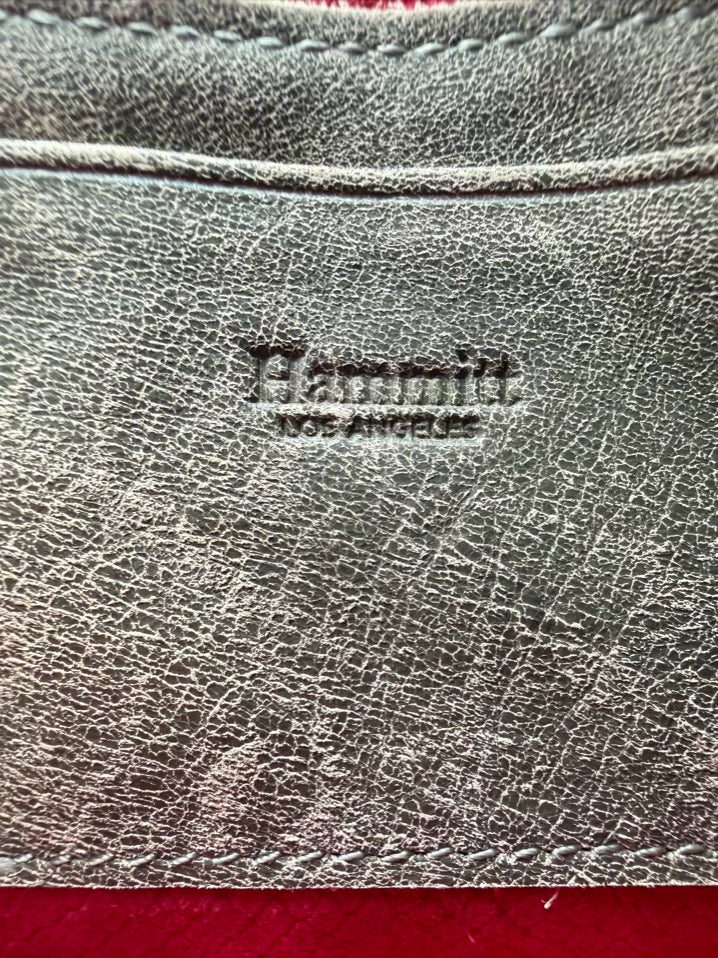 HAMMITT Montana Olive & Black Leather Crossbody Bag