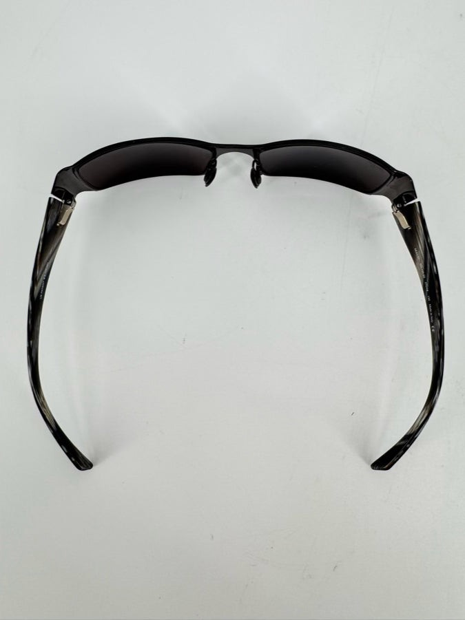 MAUI JIM Black & Gray Metal Sunglasses