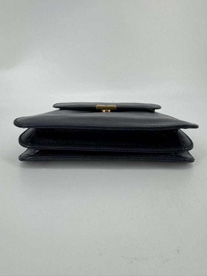 MARK CROSS Navy Leather Purse