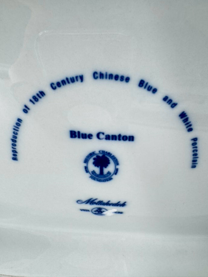 MOTTAHEDEH Blue & White Porcelain Tureen
