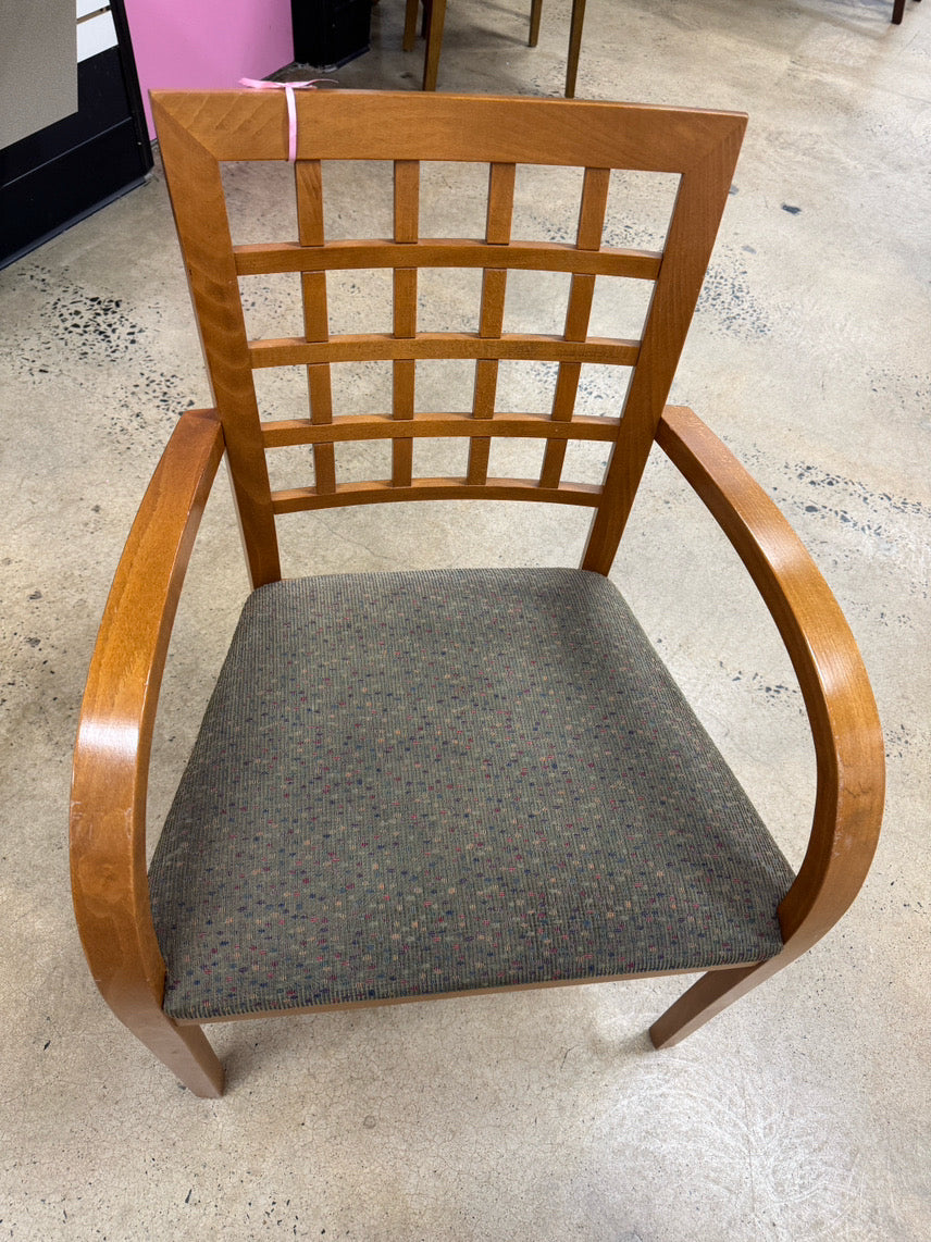 GANGSO Blond Wood Table & 6 Chairs w/ 2 Pullout Leaves