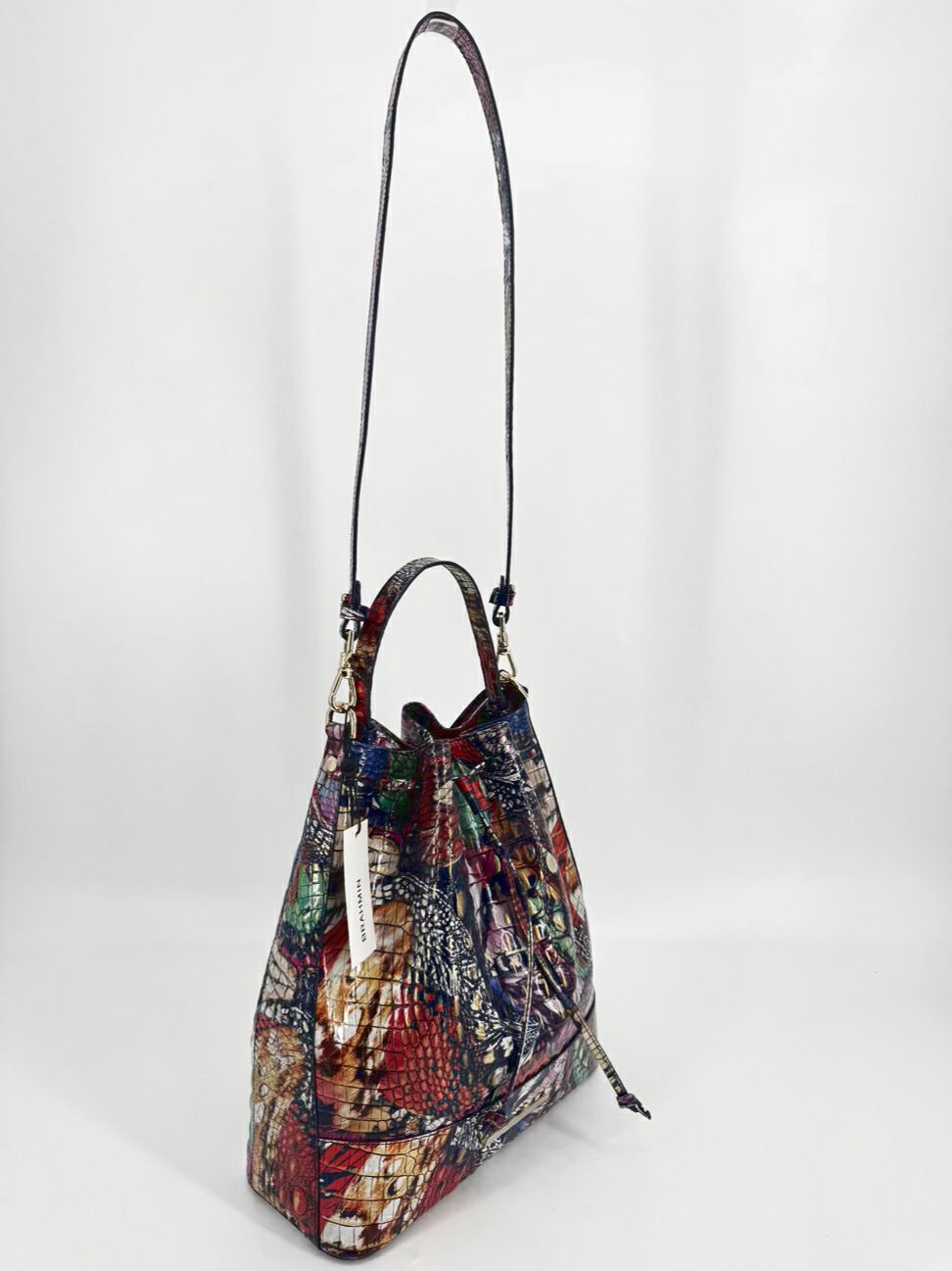 BRAHMIN Multi-Color Leather Marlowe Melbourne Metamorphosis Crossbody Bag NWT