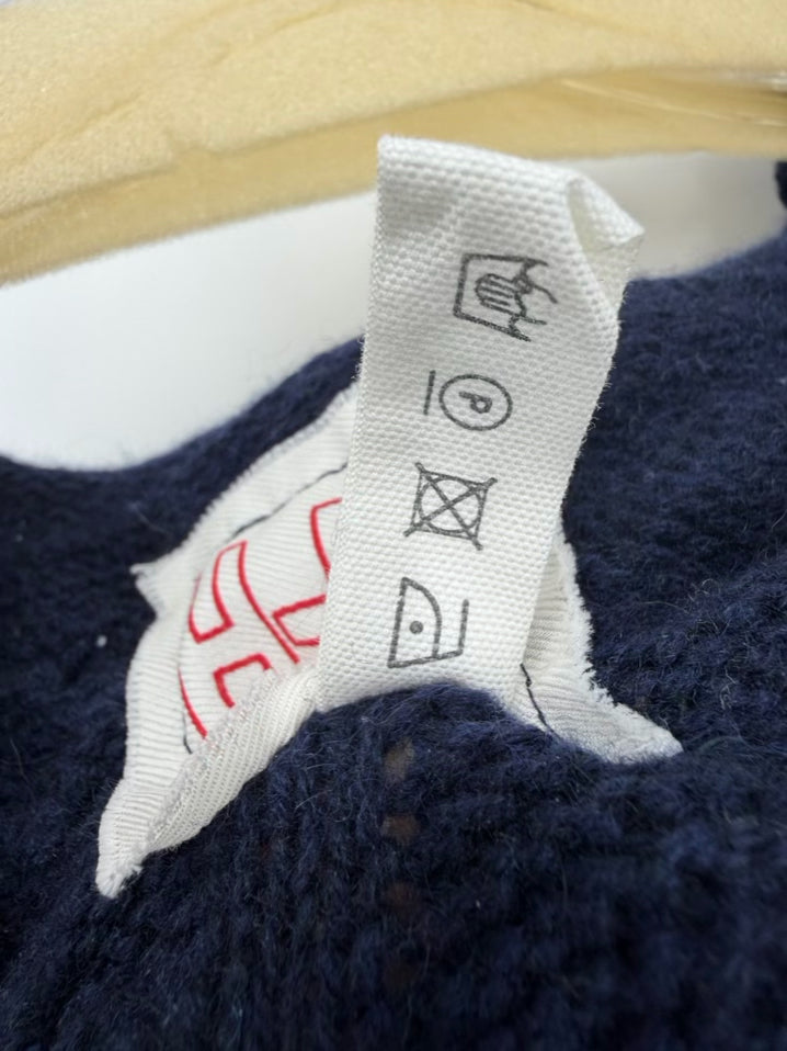 HANNOH WESSEL Wmn's Size S Navy Cashmere Sweater