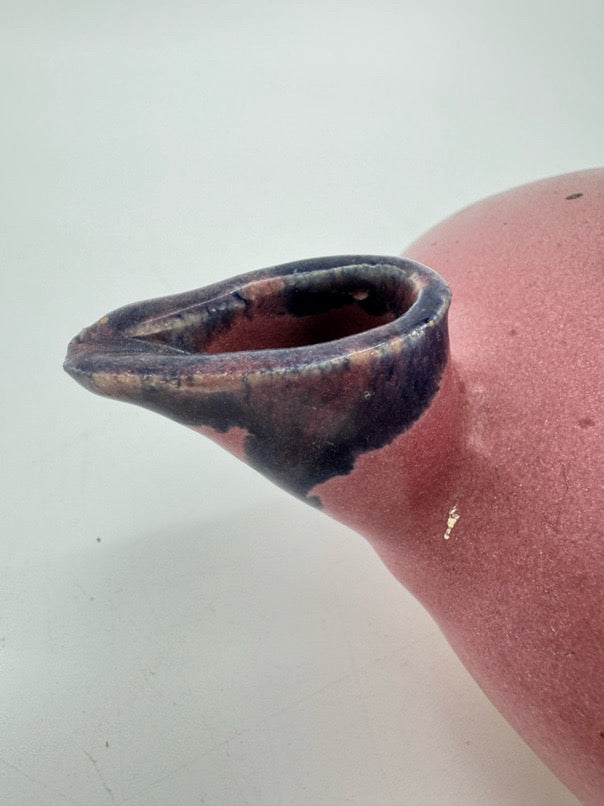 SHELTON POTTERY Purple & Rose Teapot