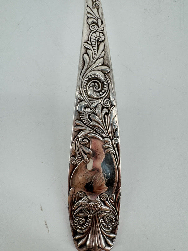 GORHAM Silver Plate Engraved Ladle