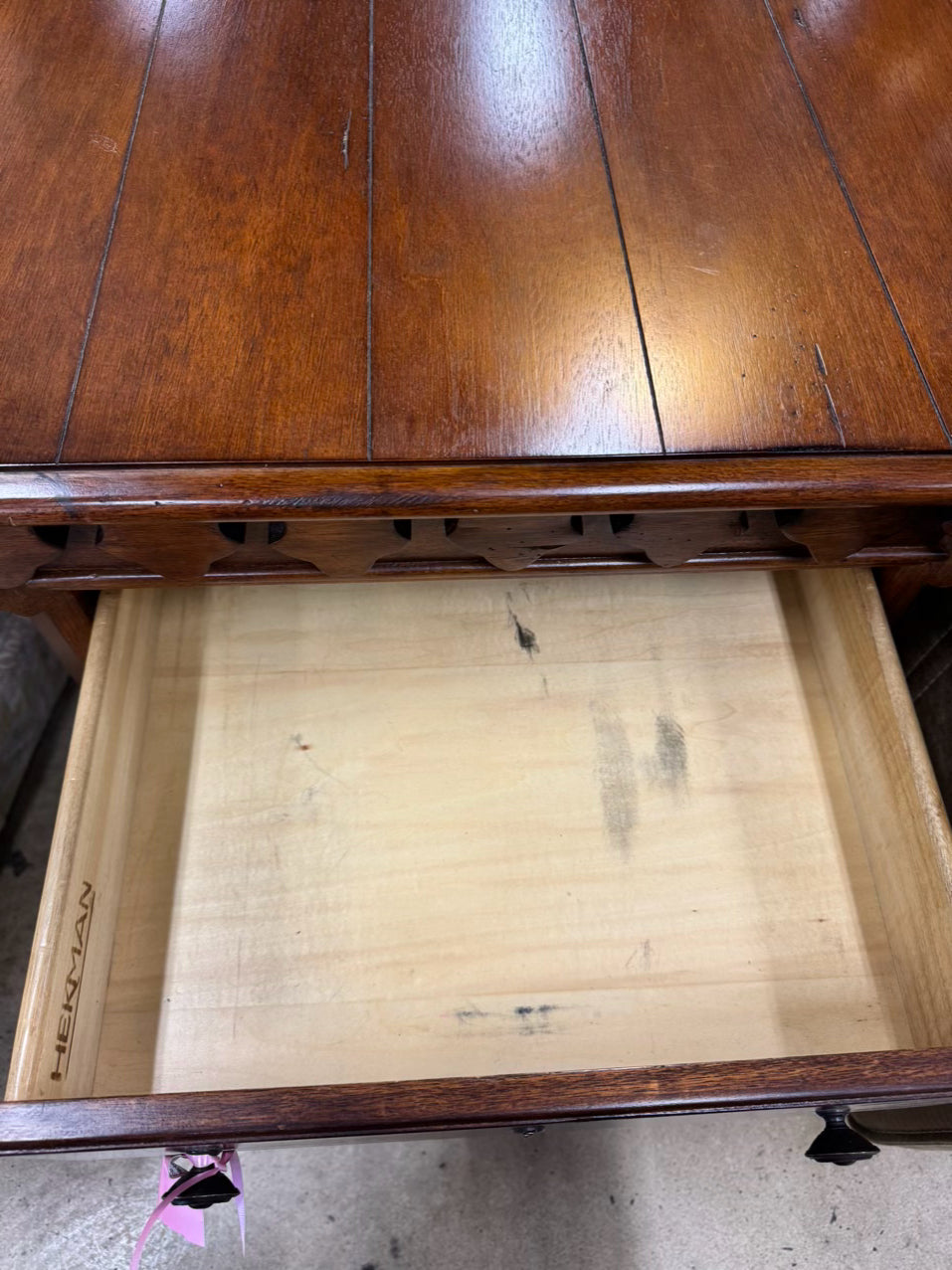 HECKMAN Wood 3-Drawer End Table