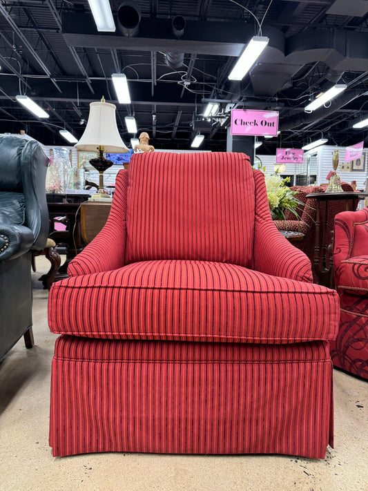 KEY CITY Red Stripe Chair