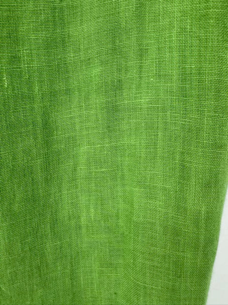 HARIS COTTON Size S Green Linen Pants