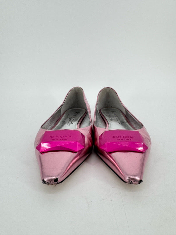 KATE SPADE Size WMNS 8.5 Pink Leather Flats