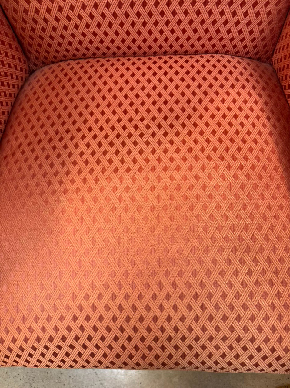 Salmon Wingback Chair