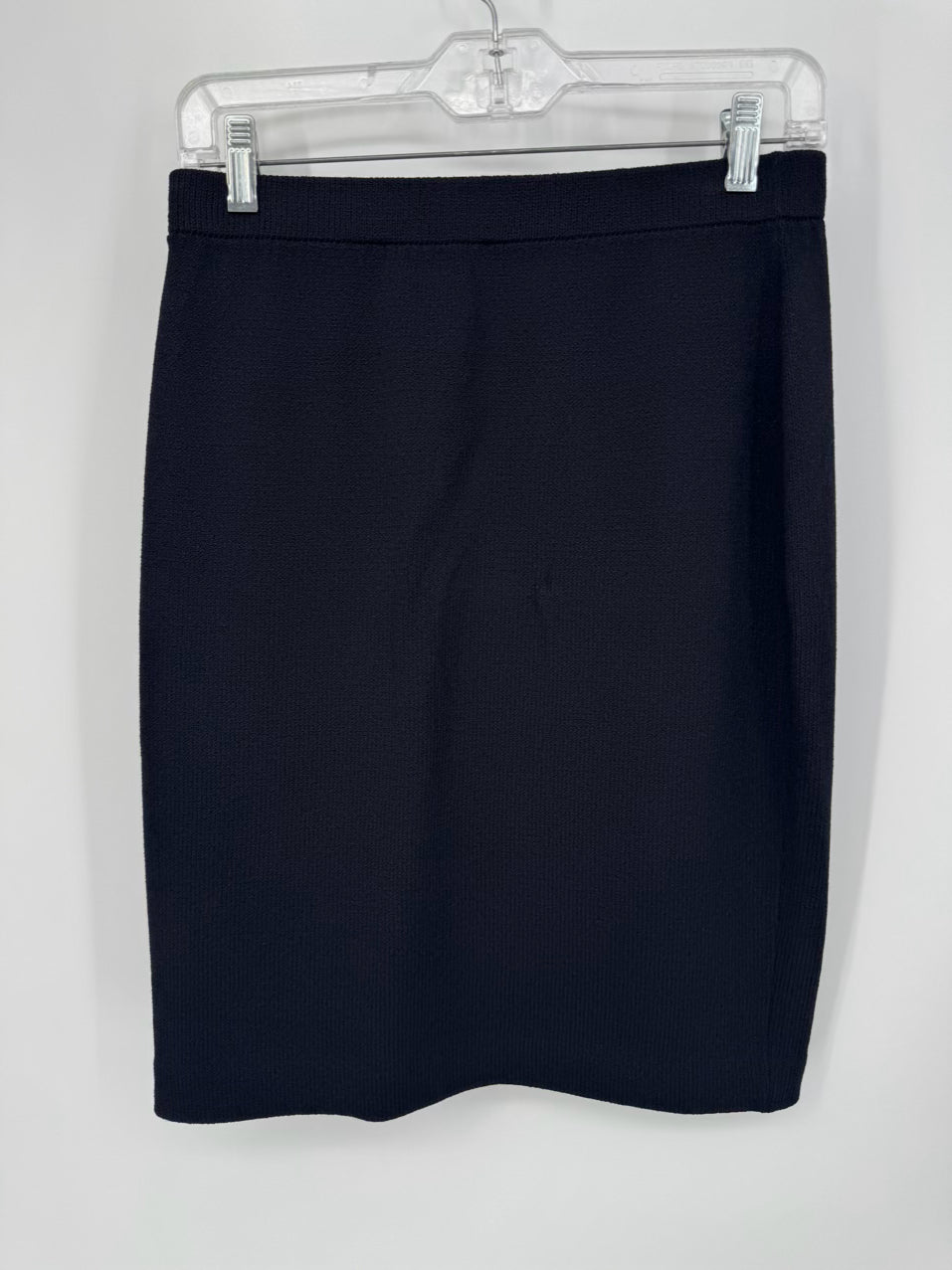 ST JOHN COLLECTION Size 8 Navy Knit Skirt NWT