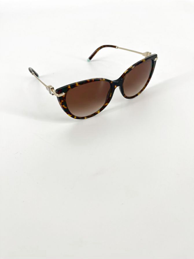 TIFFANY & CO. Tortoise Shell Metal Sunglasses