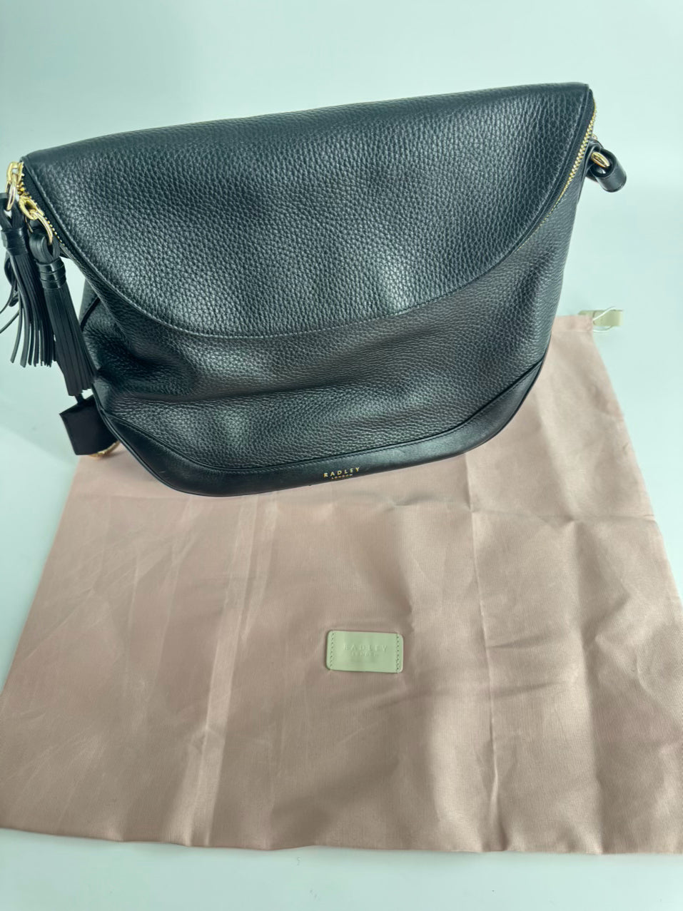 RADLEY LONDON Black Pebbled Leather Purse