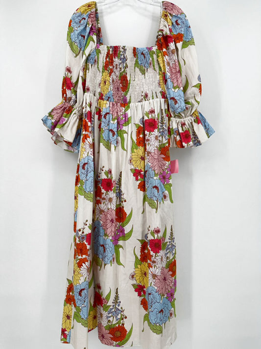 BORGO DE NOR Size 12 Artemis Floral Maxi-Dress