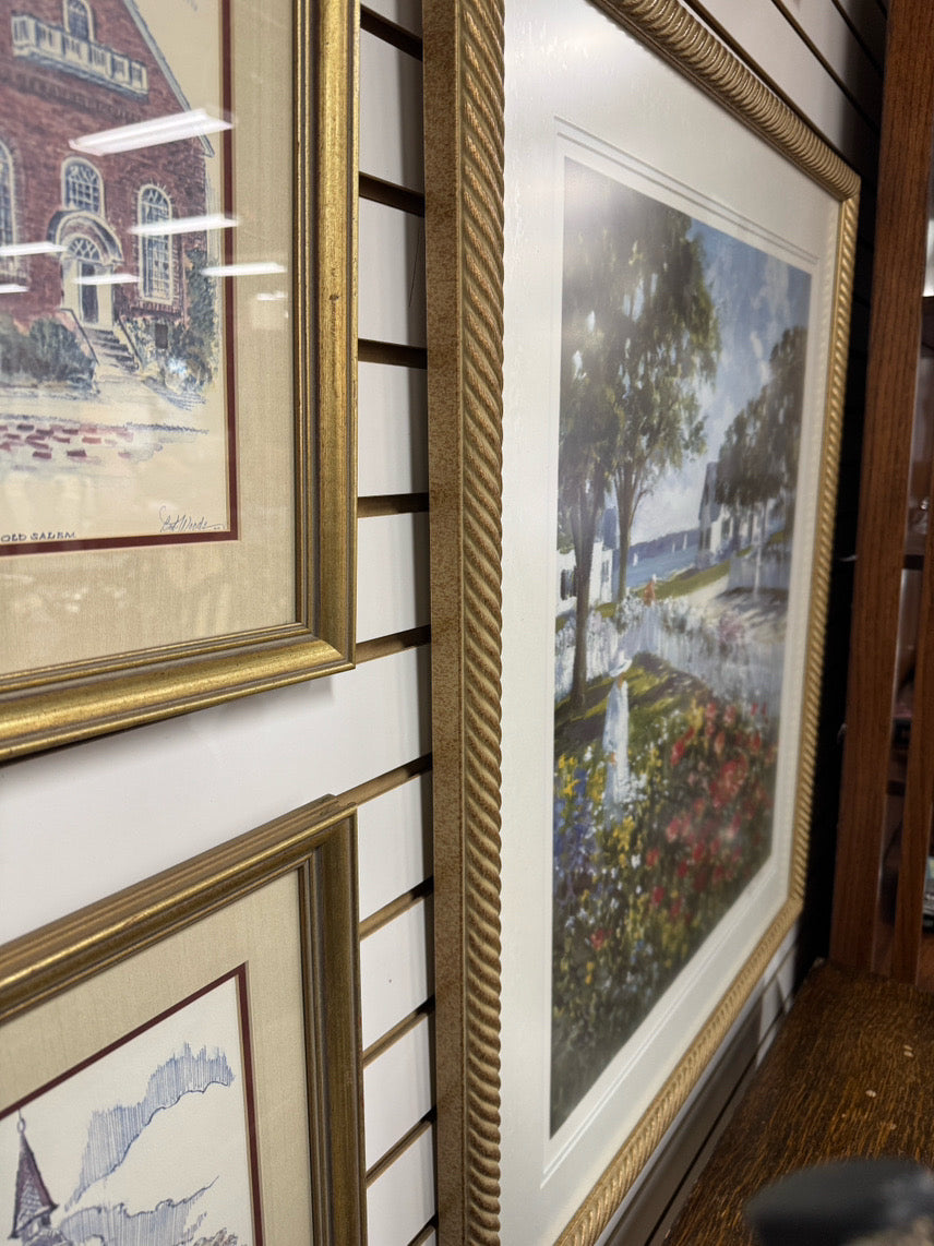 RAY ELLIS "Harbor Garden" Signed Print
