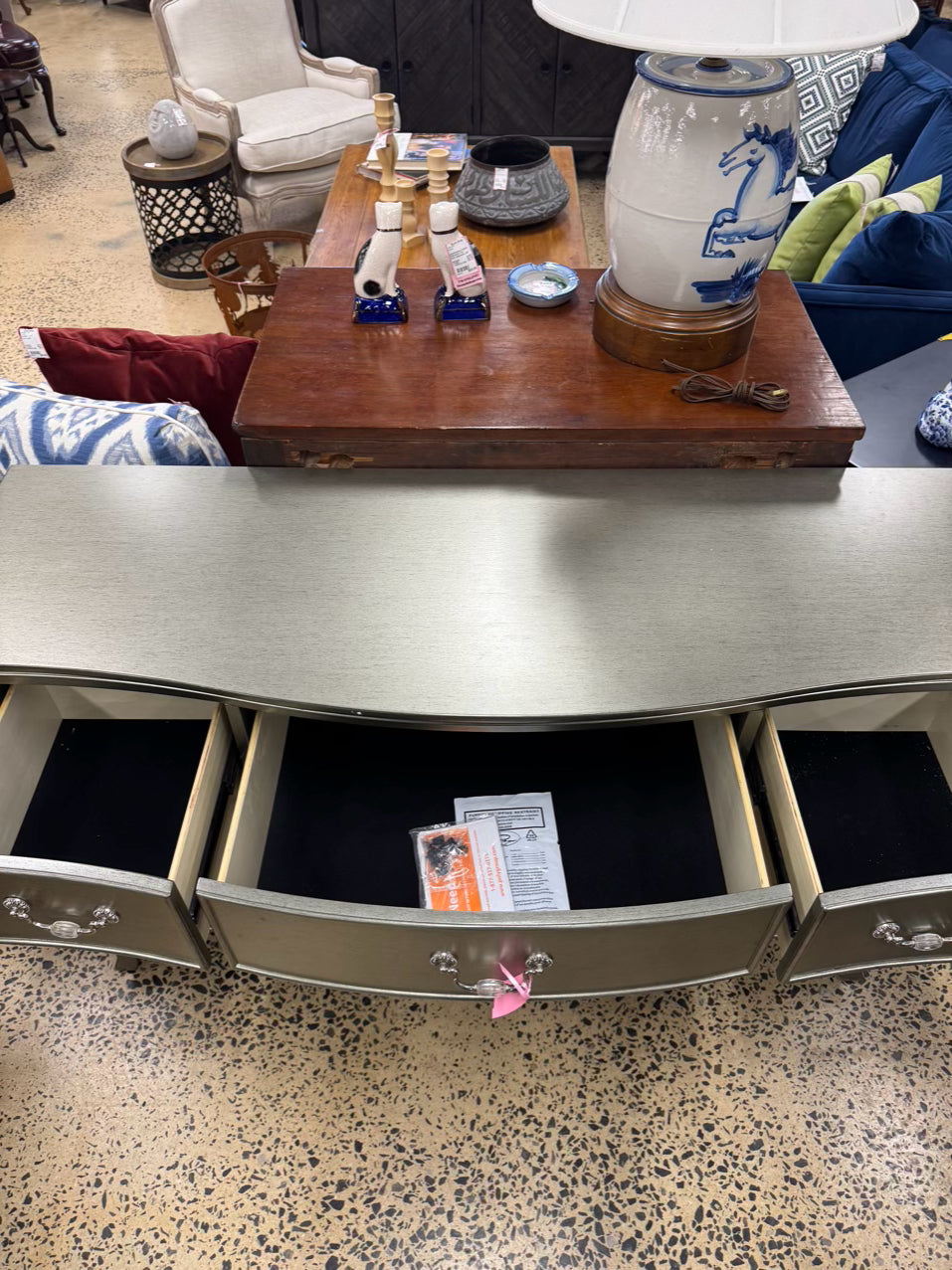 NE KIDS Silver Wood Dresser